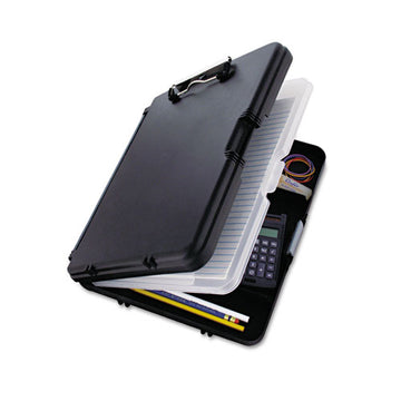 Saunders Workmate Ii Storage Clipboard, 0.5" Capacity, Holds 8.5 11 Sheets, Black-charcoal freeshipping - TVN Wholesale